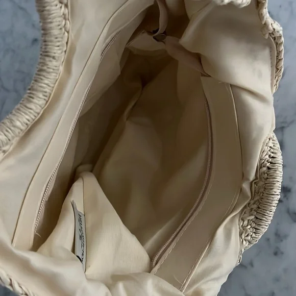 Lulla Collection Woven Rattan Handbag with shoulder strap - Picture 5 of 7